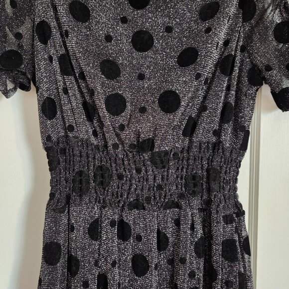 Betsey Johnson polka-dot fit & flare dress - Picture 2 of 8